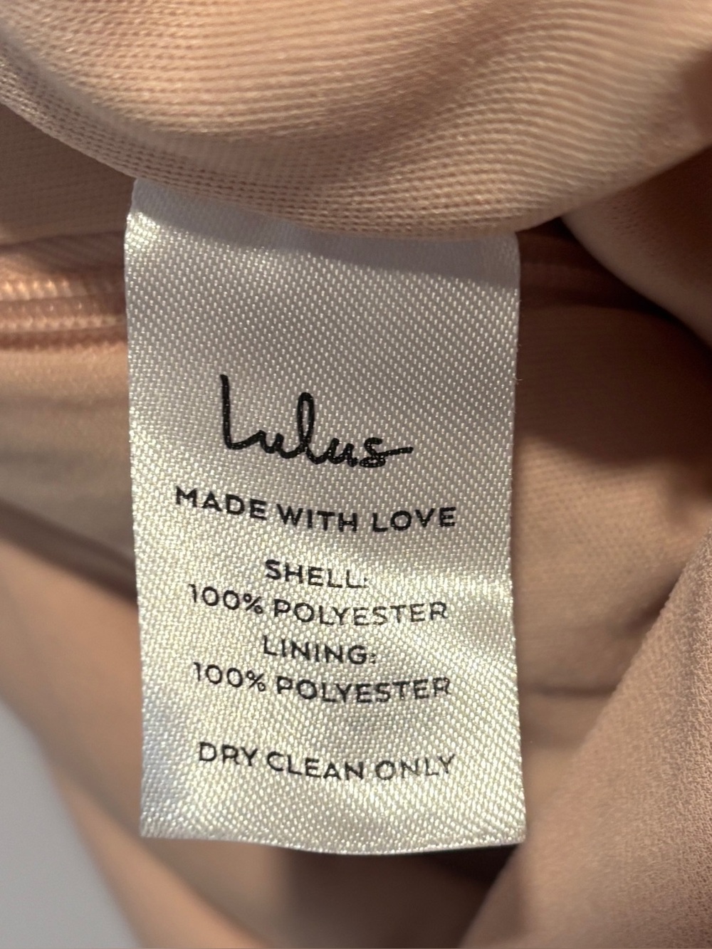 Lulu's Thoughts of Hue Bridesmaid Maxi Dress Blush Pink L - Picture 5 of 7